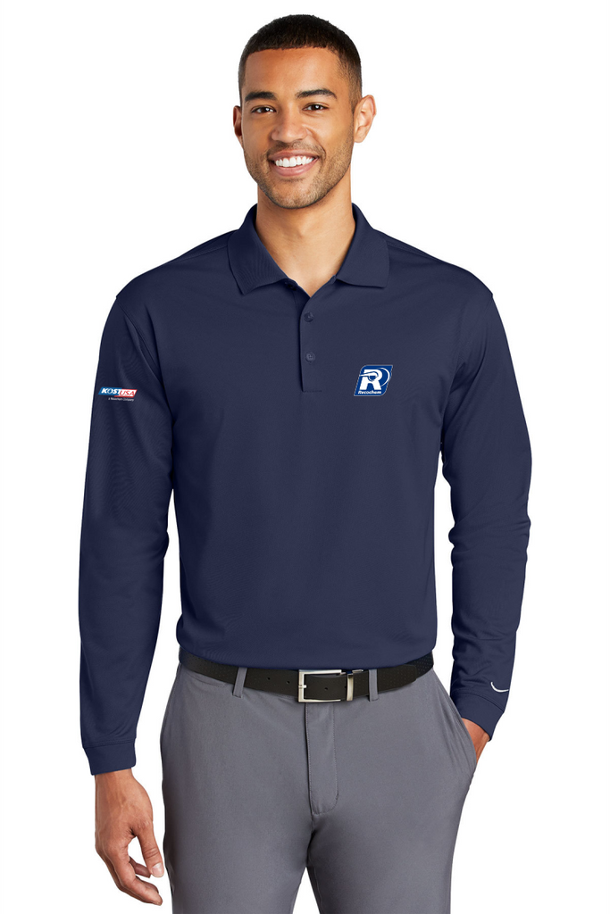 KOST USA 466364 Nike Long Sleeve Dri-FIT Stretch Tech Polo