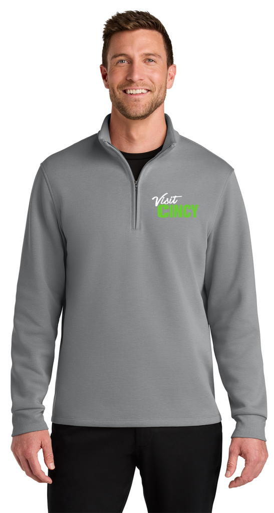 Visit Cincy K210 Port Authority® Wearever Signature Double Pique 1/4-Zip
