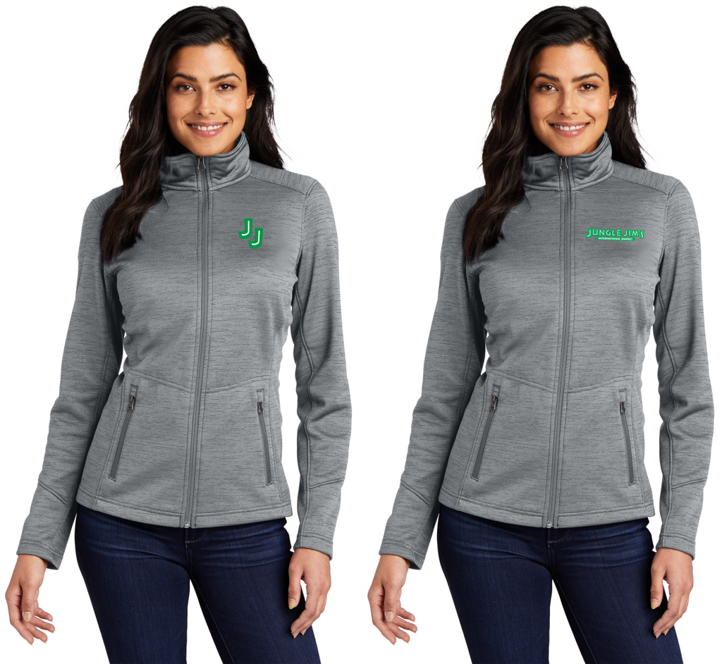 Jungle Jim's L231 Port Authority® Ladies Digi Stripe Fleece Jacket