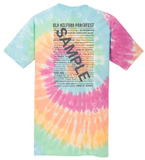 Tie Dye Porch Party Short Sleeve Tee PC147 - Pastel Rainbow - Port & Co™ ADULT Tie-Dye Tee