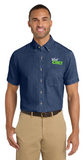 Visit Cincy SP11 Port & Co™ Short Sleeve Value Denim Shirt