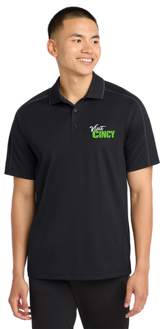 Visit Cincy ST653 Sport-Tek® Micropique Sport-Wick® Piped Polo
