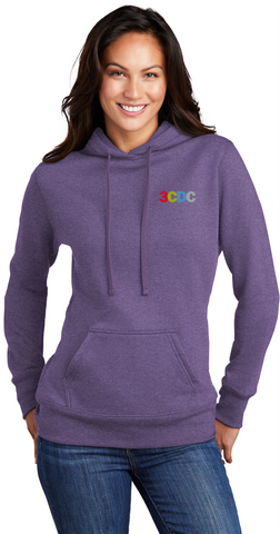 3CDC Port & Company ® Ladies Core Fleece Pullover Hooded Sweatshirt