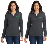Jungle Jim's L806 Port Authority® Ladies Pinpoint Mesh 1/2-Zip